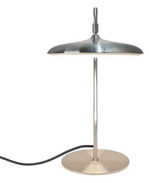 DFTP by Nordlux Lampa de masă LED Artist, culoare oțel, înălțime 41 cm, oțel inoxidabil, Metalic, Camera de zi / sufragerie, Oțel inoxidabil, Scandinavă
