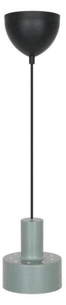 Nordlux Lampă suspendată Matis, verde praf, Ø 13 cm, metal, reglabil, Verde, Camera de zi / sufragerie, Metal, Scandinavă