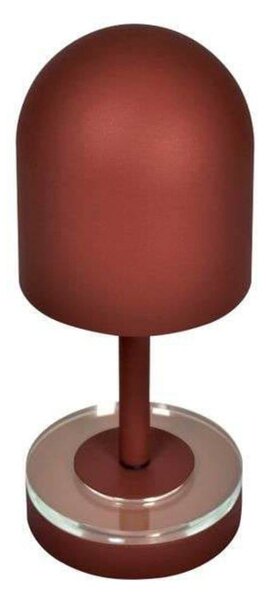 AYTM Lampa cu acumulator Luceo, maro, metal, 24 cm, dimabil, IP44, reglabil, Maro / Rugină, Camera de zi / sufragerie, Metal, Modern