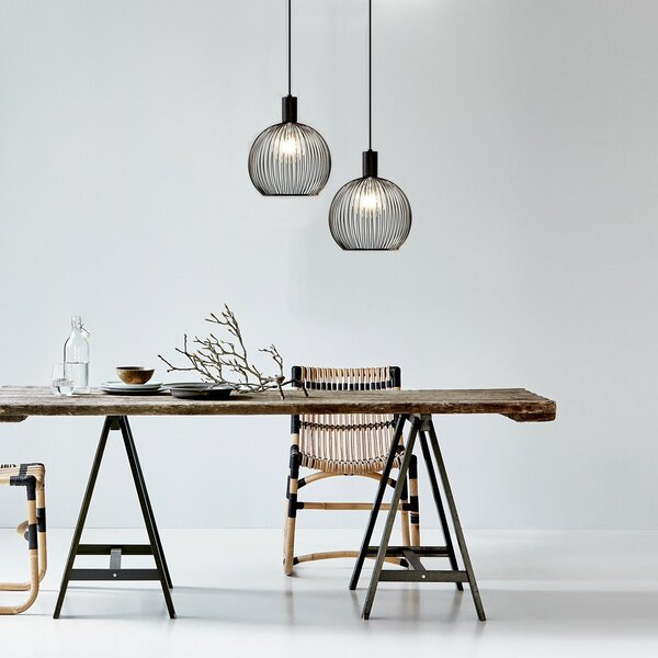 Lustră Pendul DFTP by Nordlux, Aver, reglabil, Negru, Camera de zi, Metal, Scandinavă