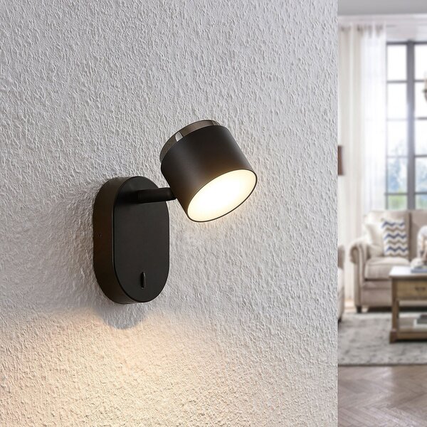 Plafoniere Lindby, Marrie, Negru, Camera de zi, Metal, Modern