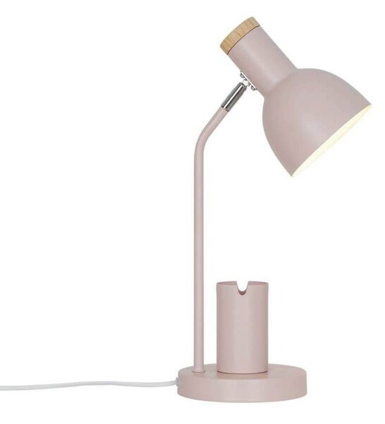Nordlux Lampa de masă Devone, roz praf, înălțime 43 cm, metal, Roz / Rosé, Camera copiilor, Metal, Scandinavă