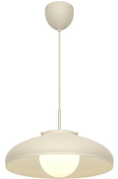 DFTP by Nordlux Lampă suspendată Latif, culoare bej, Ø 40 cm, alamă, reglabil, Bej, Camera de zi / sufragerie, Alamă, Scandinavă