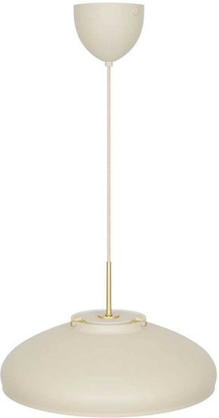DFTP by Nordlux Lampă suspendată Latif, culoare bej, Ø 40 cm, alamă, reglabil, Bej, Camera de zi / sufragerie, Alamă, Scandinavă
