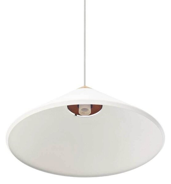 DFTP by Nordlux Lampă suspendată Kinto, albă, Ø 40 cm, metal, reglabil, Alb, Camera de zi / sufragerie, Metal, Scandinavă