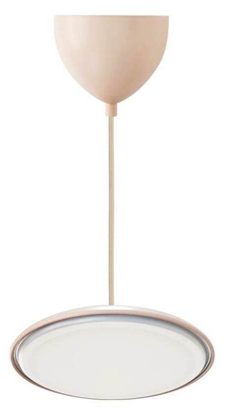 DFTP by Nordlux Lampă suspendată LED Artist, Ø 25 cm, roz praf, metal, reglabil, Roz / Rosé, Camera de zi / sufragerie, Metal, Scandinavă