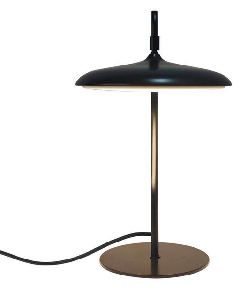 DFTP by Nordlux Lampa de masă LED Artist, negru, înălțime 41 cm, metal, Negru, Camera de zi / sufragerie, Metal, Scandinavă