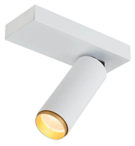 LOOM DESIGN Spot LED pentru tavan X-Beam, 1 bec, alb, reglabil, Alb, Camera de zi / sufragerie, Aluminiu, Modern