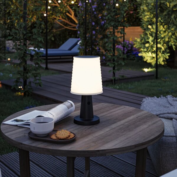 Paulmann Ilanga Celulă solară Lampă Anthracite - Paulmann, reglabil, Negru, Plastic, Modern, Lumini solare
