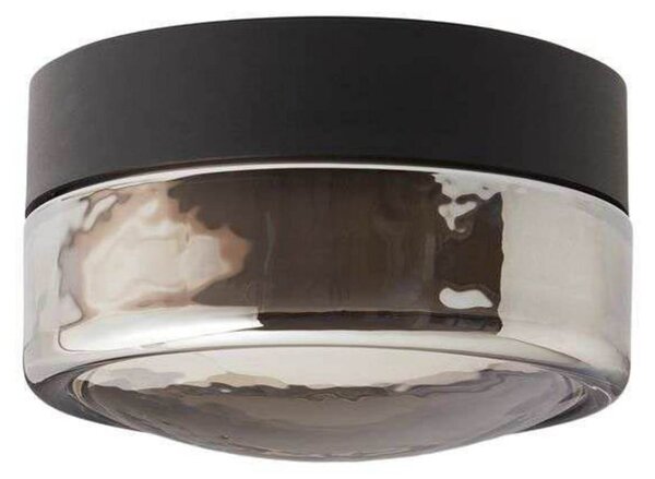 LOOM DESIGN plafonieră LED Otto Convex, gri, IP65, reglabil, Gri, Baie, Sticlă, Modern