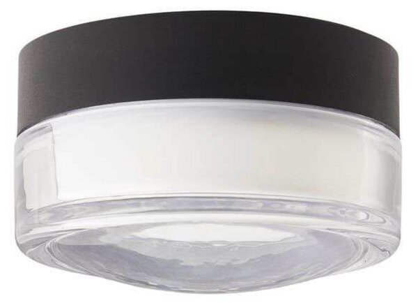 LOOM DESIGN plafonieră LED Otto Convex, transparentă, IP65, reglabil, Transparent, Baie, Sticlă, Modern