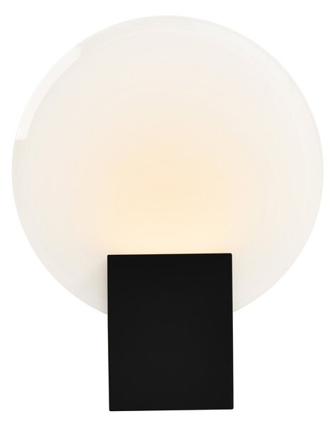 Lampă de perete Nordlux, Hester, reglabil, Negru, Baie, Plastic, Modern