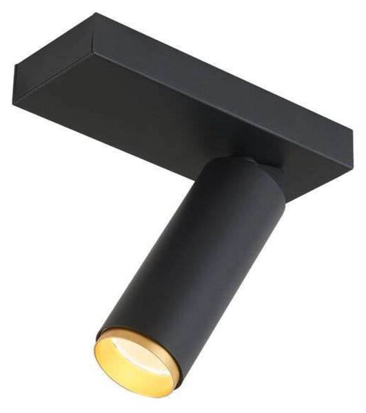 LOOM DESIGN Spot LED pentru tavan X-Beam, 1 bec, negru, reglabil, Negru, Camera de zi / sufragerie, Aluminiu, Modern