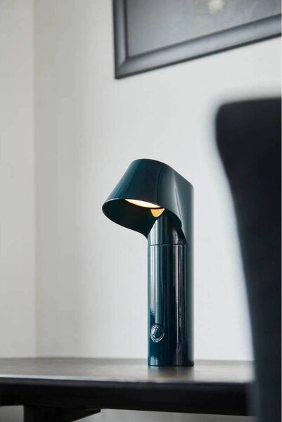 LOOM DESIGN Lampă de masă cu LED-uri și baterie Willow, verde, aluminiu, IP54, reglabil, Verde, Aluminiu, Modern