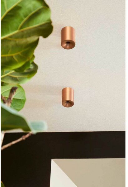 LOOM DESIGN plafonieră LED Nyx, bronz, IP54, reglabil, Bronz / Alamă Veche, Baie, Aluminiu, Modern