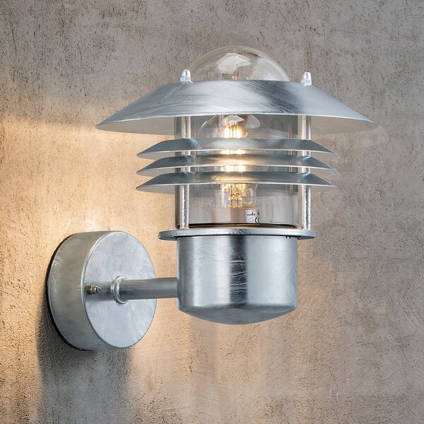 Nordlux Aplică de exterior Vejers, oțel zincat, Gri, Metal, Modern