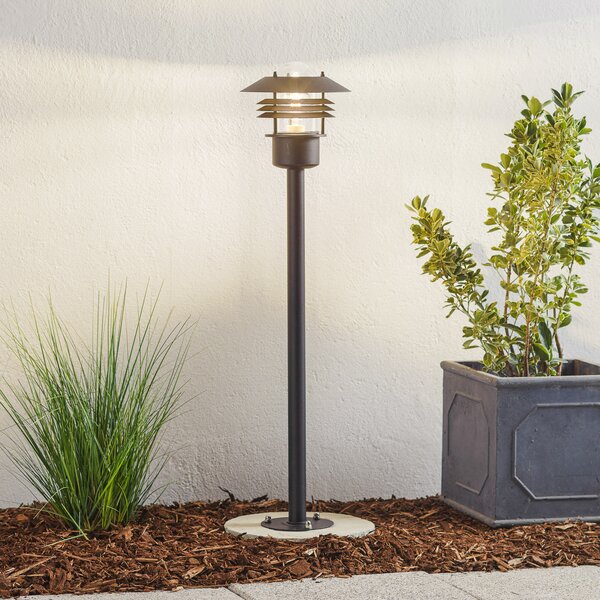 Nordlux Lampă de trotuar Vejers, negru, reglabil, Negru, Metal, Modern