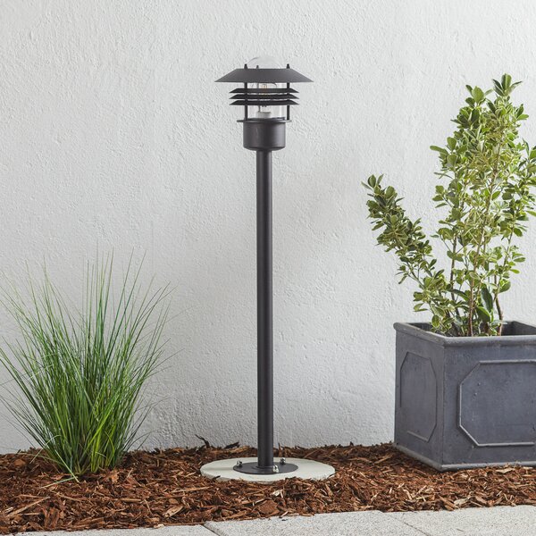 Nordlux Lampă de trotuar Vejers, negru, reglabil, Negru, Metal, Modern