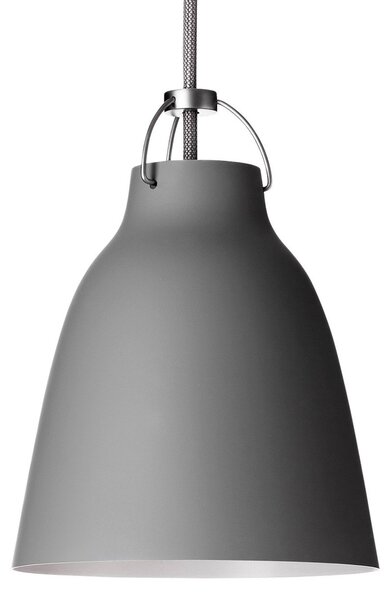 Lustră Pendul FRITZ HANSEN, Caravaggio P1, reglabil, Gri, Camera de zi, Metal, Design