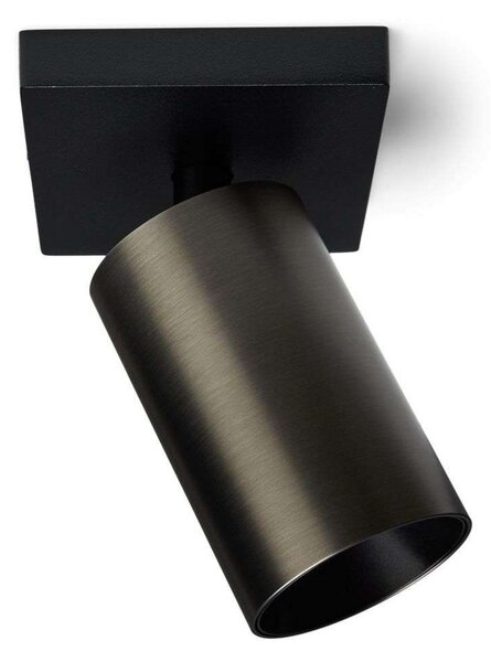 Lampă de perete ANTIDARK, Negru, Camera de zi, Aluminiu