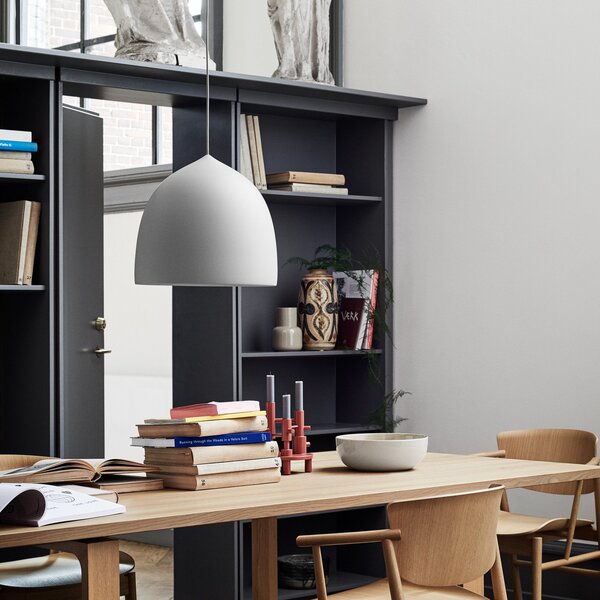 Lustră Pendul FRITZ HANSEN, Suspence P2, reglabil, Gri, Camera de zi, Metal, Design