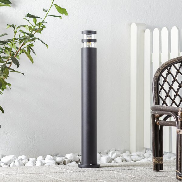 Nordlux Lampă de trotuar Birk cu lumină efect, negru, Negru, Metal, Modern