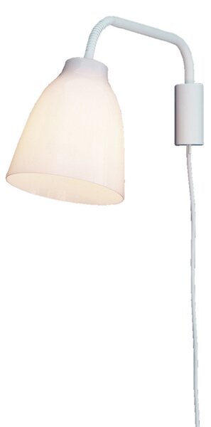 Lampă de perete FRITZ HANSEN, Caravaggio, reglabil, Alb, Camera de zi, Metal, Design