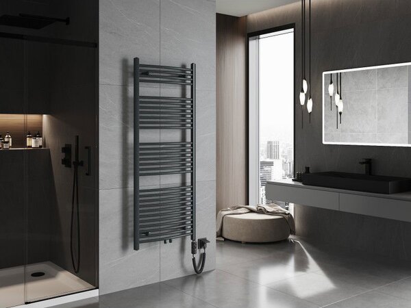 Mexen Ares, element electric de incalzire 1500x600 mm + tija de incalzire 900 W, antracit, W102-1500-600-2900-66