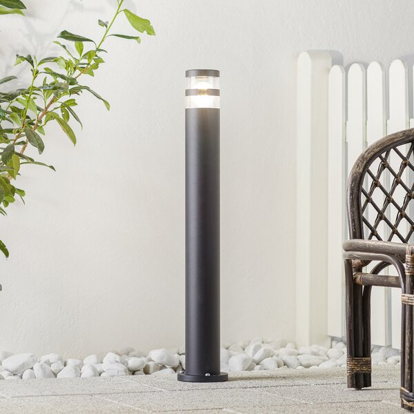 Nordlux Lampă de trotuar Birk cu lumină efect, negru, Negru, Metal, Modern