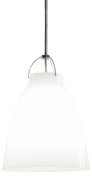 Lustră Pendul FRITZ HANSEN, Caravaggio P2, reglabil, Alb, Camera de zi, Sticlă, Design