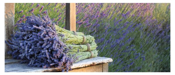 Tablou - Buchețele de lavandă (120x50 cm)