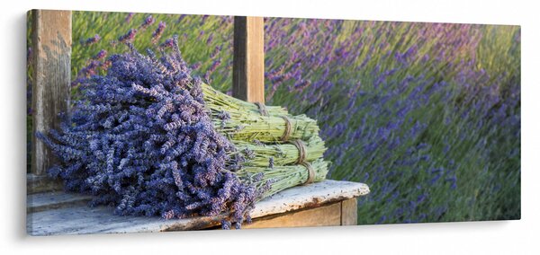 Tablou - Buchețele de lavandă (120x50 cm)