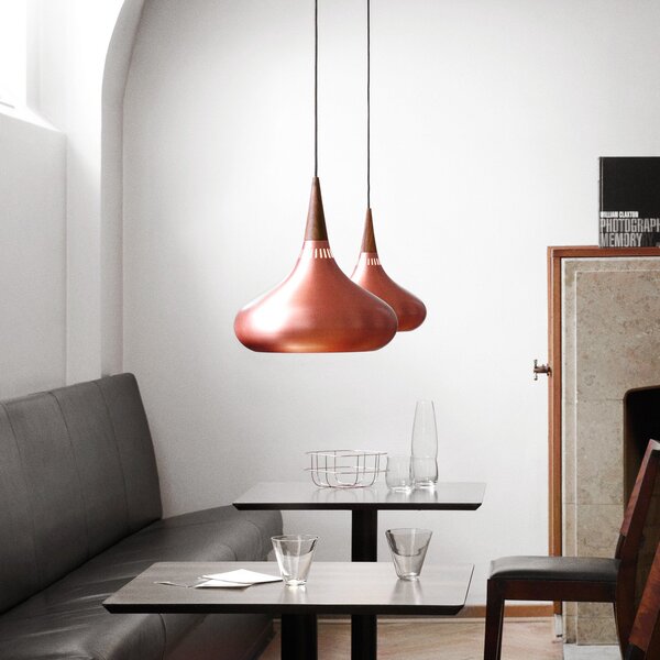 Lustră Pendul FRITZ HANSEN, Orient P2, reglabil, Cupru, Camera de zi, Metal, Design