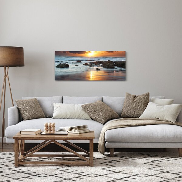 Tablou - Marea scăldată de soare (120x50 cm)