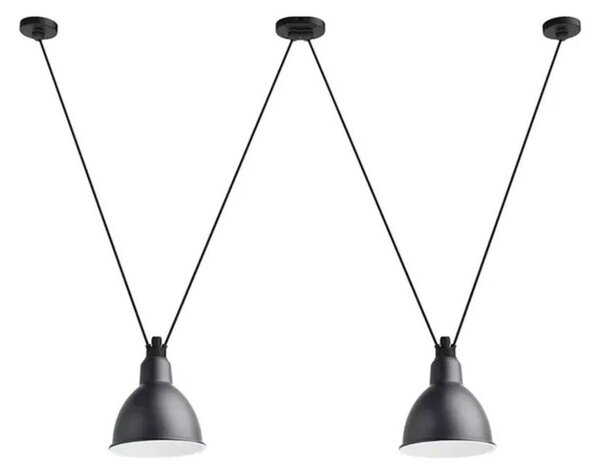 Lustră Pendul Lampe Gras, Negru, Camera de zi, Metal