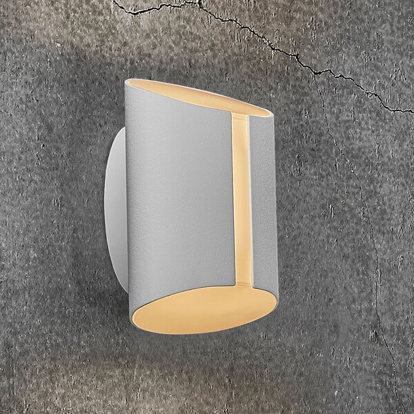 Nordlux Aplică LED de exterior Grip, CCT Smart Home, alb, Alb, Metal, Modern