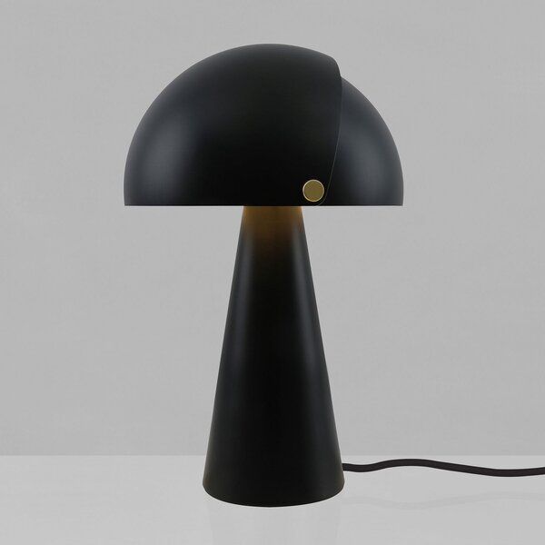 DFTP by Nordlux Lampă de masă Align abajur înclinabil, negru, Negru, Camera de zi / sufragerie, Metal, Scandinavă