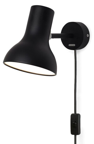 Lampă de perete Anglepoise, Type 75 Mini, Negru, Camera de zi, Metal, Design