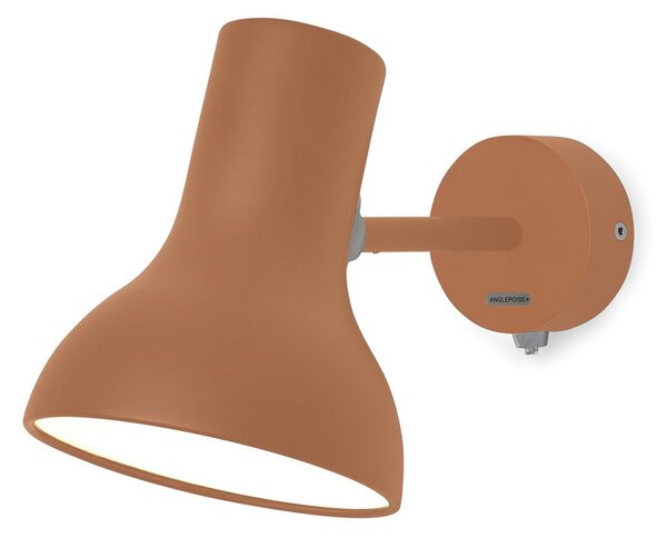 Lampă de perete Anglepoise, Type 75 Mini, reglabil, Maro / Rugină, Camera de zi, Metal, Design