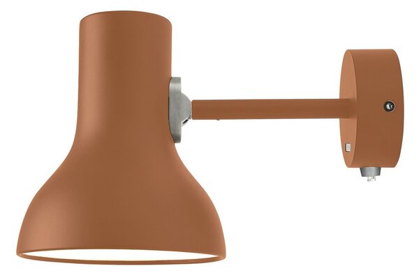 Lampă de perete Anglepoise, Type 75 Mini, reglabil, Maro / Rugină, Camera de zi, Metal, Design