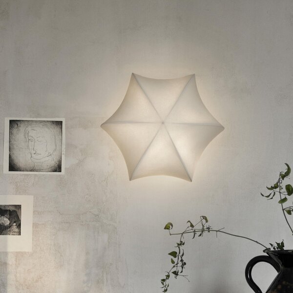 Lampă de perete ferm LIVING, Poem, reglabil, Alb, Camera de zi, Metal, Design