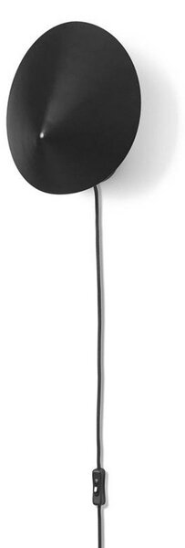 Lampă de perete ferm LIVING, Arum Sconce, Negru, Camera de zi, Oțel inoxidabil, Design