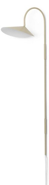Lampă de perete ferm LIVING, Arum Swivel Tall, Bej, Camera de zi, Metal, Design