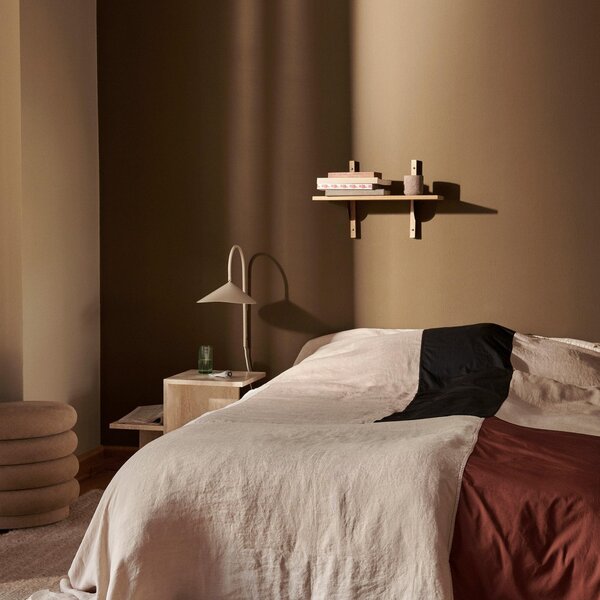 Lampă de perete ferm LIVING, Arum Swivel, Bej, Camera de zi, Metal, Design