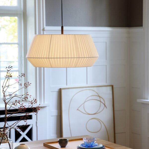 Lustră Pendul Nordlux, Dicte, reglabil, Bej, Camera de zi, Țesătură / Textil, Scandinavă