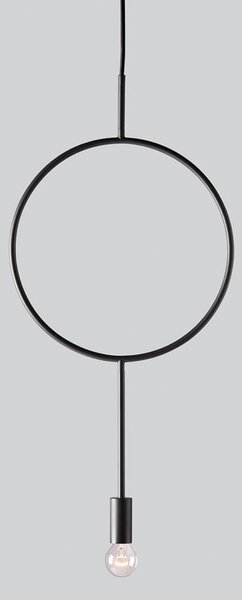 Northern Circle lampă suspendată designer, reglabil, Negru, Camera de zi / sufragerie, Metal, Design