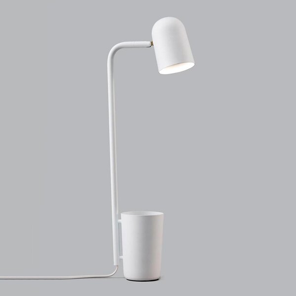 Northern Buddy lampă de birou, alb, Alb, Camera de zi / sufragerie, Metal, Design