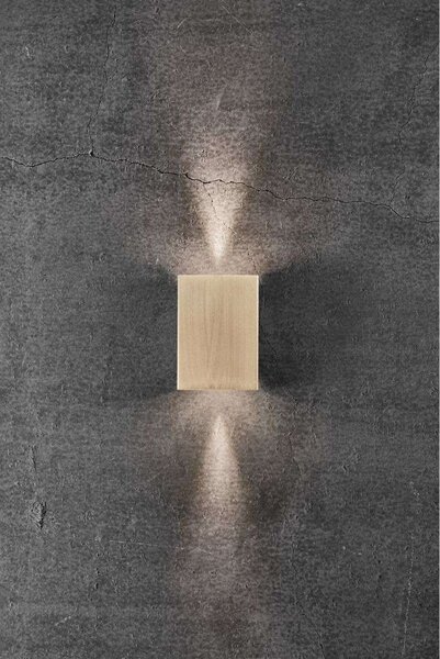Lampă de perete Nordlux, Auriu / Alamă, Camera de zi, Aluminiu