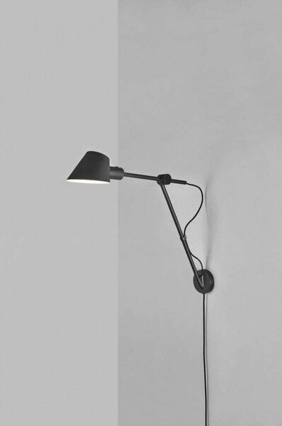 Lampă de perete DFTP by Nordlux, Negru, Camera de zi, Aluminiu
