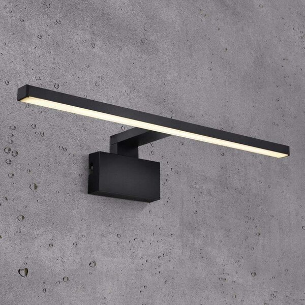 Lampă de perete Nordlux, Marlee, Negru, Baie, Metal, Modern